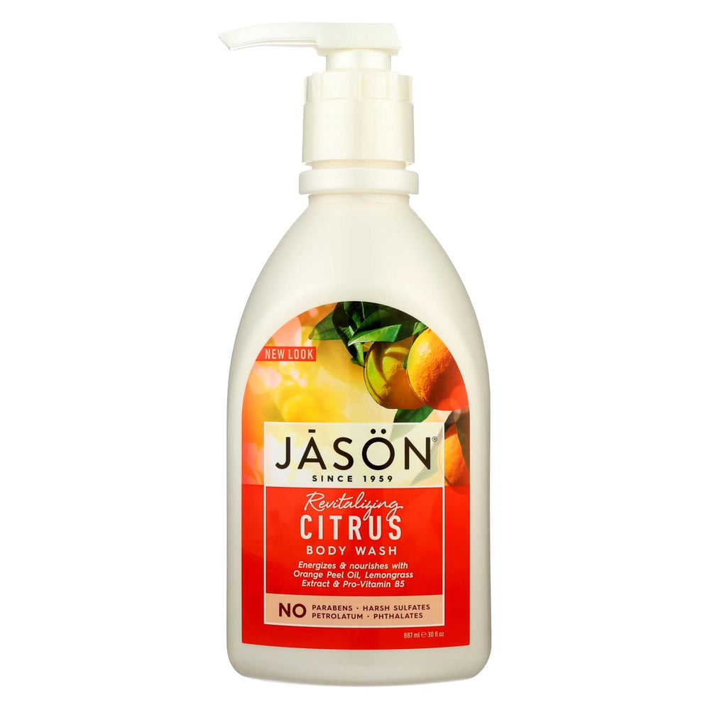 Jason Satin Shower Body Wash Citrus - 30 Fl Oz