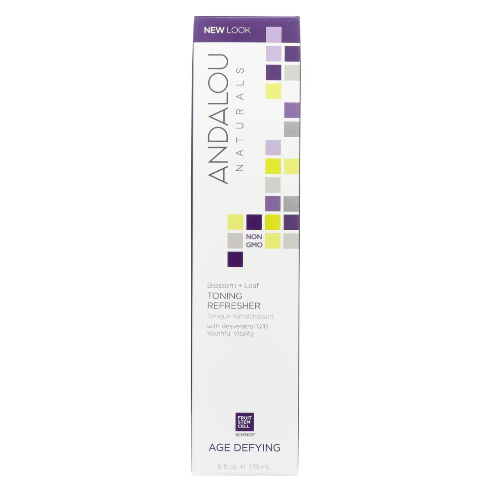 Andalou Naturals Toning Refresher Blossom And Leaf - 6 Fl Oz