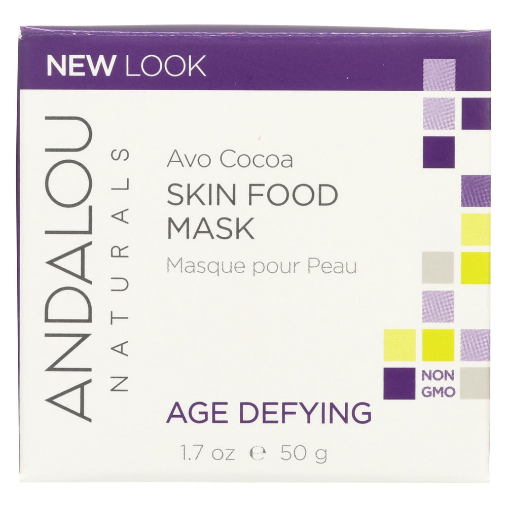 Andalou Naturals Skin Food Nourishing Mask Avo Cocoa - 1.7 Fl Oz