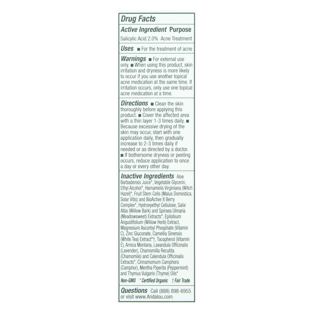 Andalou Naturals Blemish Vanishing Gel - .6 Oz