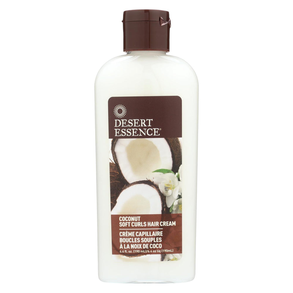 Desert Essence - Soft Curls Hair Cream Coconut - 6.4 Fl Oz