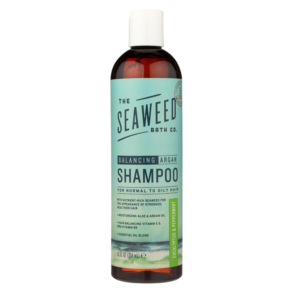 The Seaweed Bath Co Shampoo - Balancing - Eucalyptus - Pepper - 12 Fl Oz